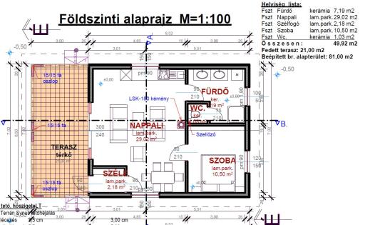 50 m2 nettó MWHHU190170 alaprajz