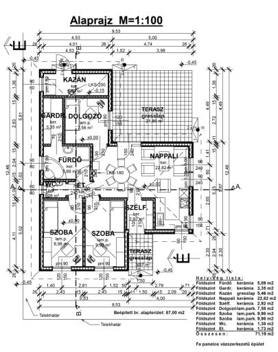 71 m2 nettó TPKVS41918 alaprajz